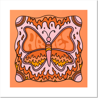 Aries Butterfly Posters and Art